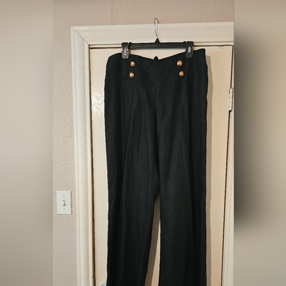 Lafayette 148 Linen pants wide leg